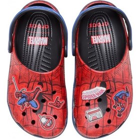 Resim Crocs Spider Man Classic Clog Çocuk Terlik Sandalet 211409-90h Kırmızı 