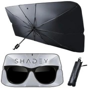 Resim Ön Cam, Katlanabilir, Araba Örtüsü, Dış Mekan Kullanımı İçin Geri Çekilebilir Araba Güneş Enerjisi Klasik Siyah 