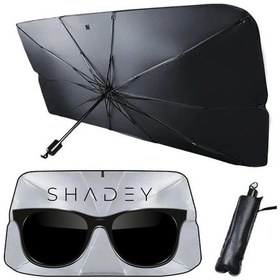 Resim Ön Cam, Katlanabilir, Araba Örtüsü, Dış Mekan Kullanımı İçin Geri Çekilebilir Araba Güneş Enerjisi Klasik Siyah 