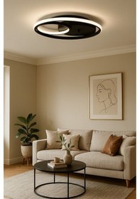 Resim Okka Siyah Renk Modern Tasarım Yemek Masası Üstü - Mutfak - S... Siyah 