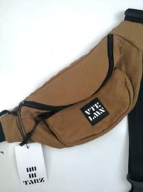 Resim Vatkalimon Unisex Kahverengi Omuz ve Bel Çantası 