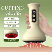 Resim 9 Hızlı Ayarlanabilir Gua Sha Masaj Aleti, USB Şarjlı, 1200mAh Şarj Edilebilir Pil - Ev ve Taşınabilir Kullanım İçin Ergonomik Tasarım, Ev Masaj Cihazı | Modern Gua Sha | Ergonomik Tasarım, Gua Sha Masajı 