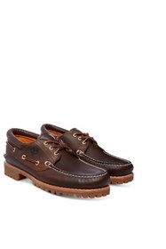 Resim Timberland Authentic 3-eye Kahverengi Klasik Erkek Tekne Ayakkabısı 