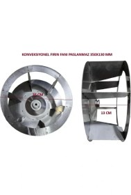 Resim Isıkar Konveksiyonel Fırın Fanı Paslanmaz 350X130 mm 