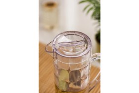 Resim Akrilik Allegra 1,5 Lt Şeffaf Sürahi (Buzdolabı Kapak Rafına Sığar) 