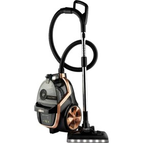 Resim Stilevs Maxtron Premium Torbasız Elektrikli Süpürge HEPA Filtreli Güçlü Emiş Teknolojisi Siyah-Rose 