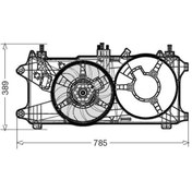 Resim KALE 351325 FAN MOTORU DAVLUMBAZLI DOBLO 1.3 MJET 03- 1.9JTD 01- 