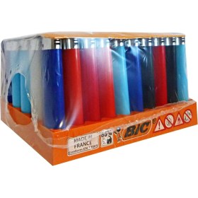 Resim BIC J6 Maxi Çakmak 50'li Paket Rüzgar Geçirmez Tasarım ile Güvenli Kullanım 