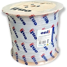 Resim Onli 2+1 0.50MM 500 M Gri CCTV Kamera Kablosu 