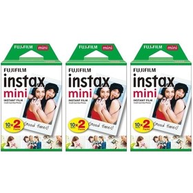 Resim Fujifilm Instax Mini 20'li Film 3'li Paket 60 Poz 