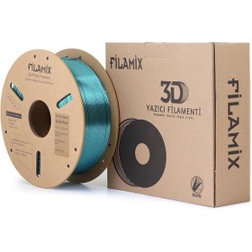 Resim FİLAMİX Silk PLA Filament 1.75mm 1Kg-Kutsal Yeşil 