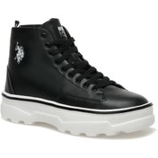 Resim U.S. Polo Assn. U.s.polo Assn. 101171274 Sodium Hi 2rp Kadin Yarim Bot Ayakkabı - Siyah Bej 