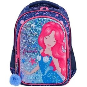 Resim Muggle Okul Çantası Marmaid Lacivert Mu-8836 