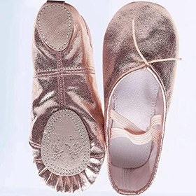 Resim Holibanna Bale Ayakkabıları Kız Terlik Sparkly Kız Ayakkabıları Sparkle Düz Ayakkabı Jimnastik Dans Pisti Ayakkabıları Kızlar Için Dans Ayakkabıları Yürümeye Başlayan Bale Kız Ayakkabıları 