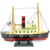Resim Dekoratif Metal Gemi Balıkçı Teknesi C 0781 