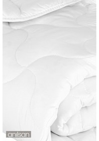 Resim Mikrofiber Battal Çift Kişilik Yorgan, 225x215cm, Beyaz Ev Ve Otel Yorganı, Sade Ve Zarif Beyaz 