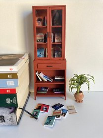 Resim Hediyelik Nostalji Minyatür Kitaplık HMKK17 