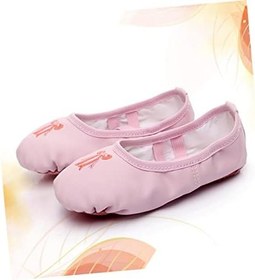 Resim VALICLUD 1 Çift Çocuk Dans Ayakkabıları Bale Dans Ayakkabıları Çocuklar Için Bale Ayakkabıları Taban Bale Ayakkabısı Bale Terlik 