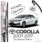 Resim Bosch ECO Toyota Corolla 2007 - 2017 Ön Silecek Takımı 100 ORJİNAL - ADINIZA FATURALI - HIZLI KARGO
