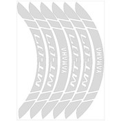 Resim Yamaha Mt-07 Reflektör Beyaz Geniş Jant Şeridi 