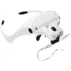 Resim 5 Lens 1.0x-3.5x, 2led Işıklı Ile Ayarlanabilir Gözlük Büyüteç9892b2 