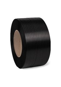 Resim Teknopak Plastik Çember Şeridi 8 x 0.60 MM Siyah 3.500 M 