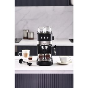 Resim 15 Bar Basınçlı Espresso Makinesi, Süt Köpürtücülü, 1100W, 1,2l 