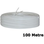 Resim Güvenlik Kamera Kablosu 2+1 Cctv 2X0.22 Coax Top 100 Metre Kablo Diğer