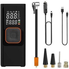 Resim 150 Psi Elektrikli Lastik Hava Pompası Çantalı Hava Komprasörü 1 Adet 