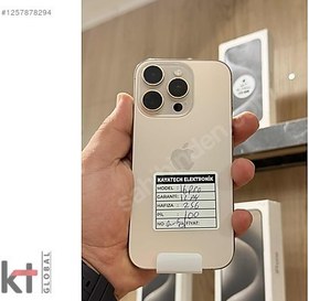 Resim Apple iPhone 16 Pro İkinci El YD | 256 GB | Çöl Titanyum 