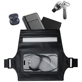 Resim Sones Ipx8 Su Geçirmez Cep Telefonu Bel Çantası Balıkçılık Dağcılık Bisiklet Sporları Göğüs Çantası Gri Mavi 