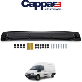 Resim Cappafe Ford Transit Ön Cam Güneşliği Siperlik Vizör Şapka Terek Akrilik (ABS) Piano Black 2002-2006 