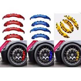 Resim Brembo Kırmızı Renk Fren Disk Kaliper Kapağı 4'lü Set .. 