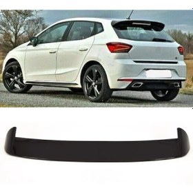 Resim Seat İbiza 2017-2022 6f Plastik Parlak Siyah Spoyler Spoiler 
