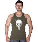 Resim Supplementler Skull Tanktop Yeşil 