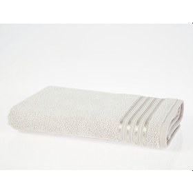 Resim Madame Coco Maynor Bordürü Floşlu Banyo Havlusu 1khvlu1965banyo Havlusu-açık Gri 