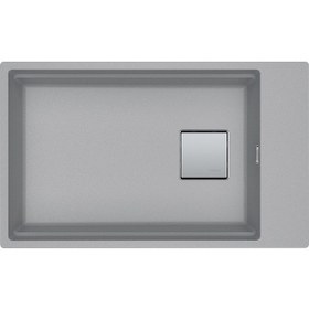 Resim Franke Kubus 2 Kng 110-62 Fragranite Stone Grey Eviye 