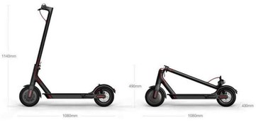 Resim Citymate Plus Bluetoothlu 350 W 8.5\ Tekerlekli Elektrikli Scooter 