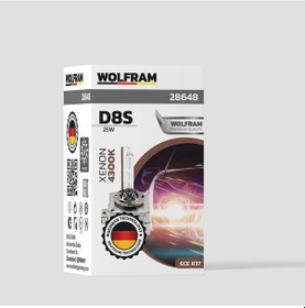 Resim D8s Xenon Ampul Standart Işık Ultraviolet 12v 25w - Wolfram 28648 