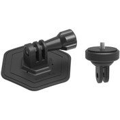Resim Maiyame Actıon 4/ınsta360 Go3 Esnek Yapışkan Taban Gopro Kavisli Kask Standı Dz759 İçin Geçerli Ak Dijital Kamera 