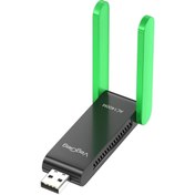 Resim Veggieg 1400 Mbps 2.4ghz/5ghz Dual Band Gigabit Alıcı Verici Usb Wifi Adaptör 