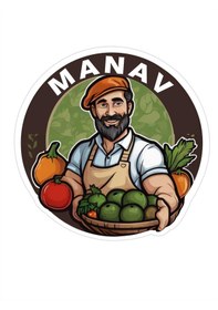 Resim Kişiye Özel Manav Meslek Sticker 