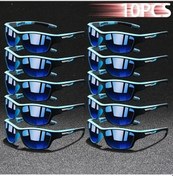 Resim Fastbuy 10 Adet Wangxi Spor Güneş Gözlüğü, Tam Çerçeve, Polikarbon Lens, Bisiklet/koşu/yürüyüş, Altın, Erkek/kadın Kullanımı Altın 