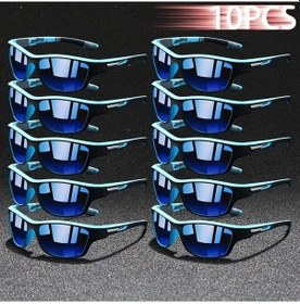 Resim Fastbuy 10 Adet Wangxi Spor Güneş Gözlüğü, Tam Çerçeve, Polikarbon Lens, Bisiklet/koşu/yürüyüş, Altın, Erkek/kadın Kullanımı Altın 