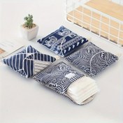 Resim 1 Adet Taşınabilir Menstrüel Ped Kılıfı - Şık Geometrik & Paisley Desenli Dayanıklı Polyester Hijyenik Saklama Organizatörü, Kadın Bakımı ve Seyahat için - Karışık Renkler, Menstrüel Aksesuar, Eğlenceli Tasarım, Kolay Temizlenebilir Malzeme 