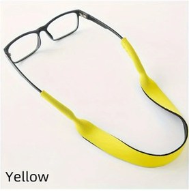 Resim Cloud011 3 Sarı Şık Ayarlanabilir Spor Gözlük Kayışı 8 Renk 4-8mm 