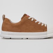 Resim CAMPER Kadın Junction Runner Süet Deri Sneakers - Kahverengi 