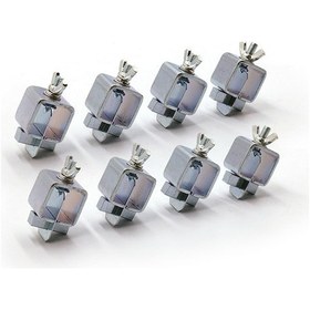 Resim Symbee 8 Parça Krom Vanadyum Çelik Weldment Konumlandırıcı, Metal Levha Hizalama İçin Pratik Kaynaklama Kelepçesi 