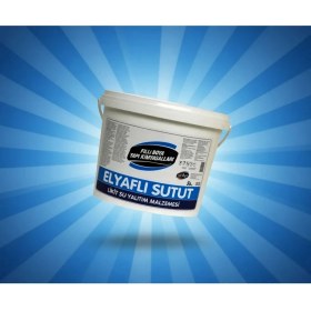 Resim Filli Boya Elyaflı Sutut 20 kg Beyaz Renkli Yüksek Performanslı Su Yalıtım Malzemesi 