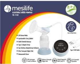 Resim Mesilife YD 1132 Elektrikli Göğüs Pompası - USB Şarjlı ve Taşınabilir 